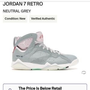 Nike Air Jordan 7 (Hare 2.0 2020 Release) Size 10.5 Men